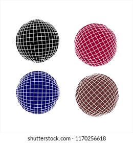 globe disco light ball