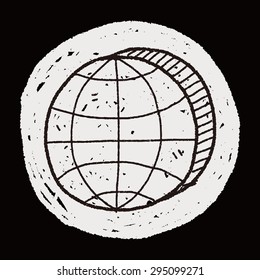 globe doodle