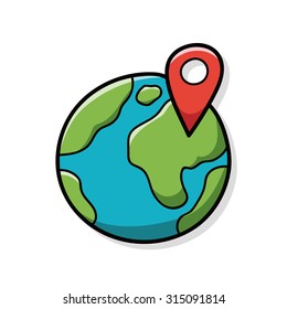globe doodle