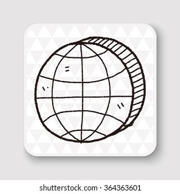 globe doodle