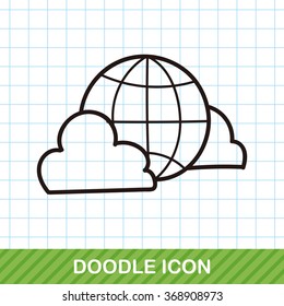 globe doodle