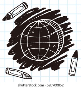 globe doodle