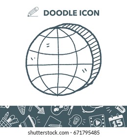 globe doodle