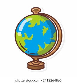 Ilustración del doodle de globo. estilo de dibujo de mano