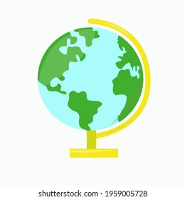 Globe of the earth abstract and symbolic