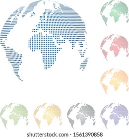 Globe, Earth Globe in different colors, Earth Globe collection