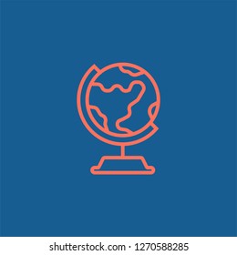 Globe earth icon