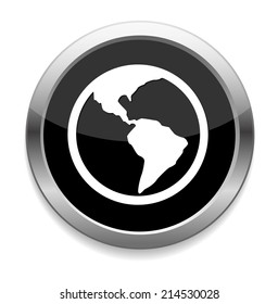 Globe earth icon