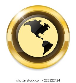 Globe earth icon
