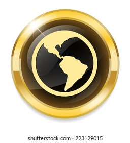 Globe earth icon