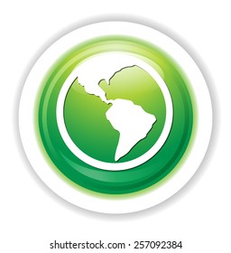 Globe earth icon