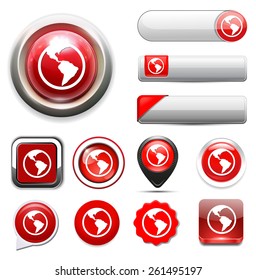 Globe earth icon