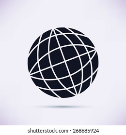  Globe earth icon