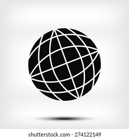  Globe earth icon