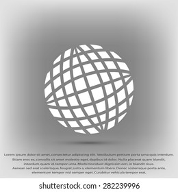 Globe earth icon