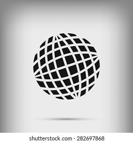 Globe earth icon