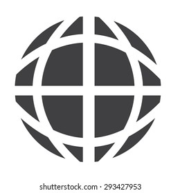 Globe earth icon