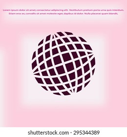 Globe earth icon