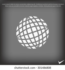 Globe earth icon
