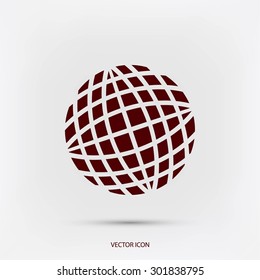 Globe earth icon