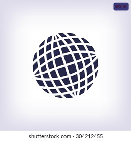 Globe earth icon