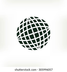 Globe earth icon