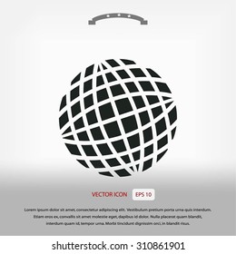 Globe earth icon