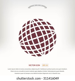 Globe earth icon
