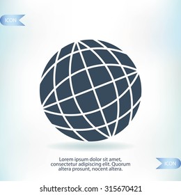 Globe earth icon
