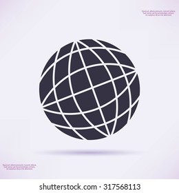  Globe earth icon