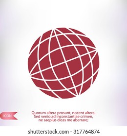  Globe earth icon