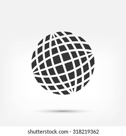 Globe earth icon