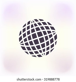 Globe earth icon