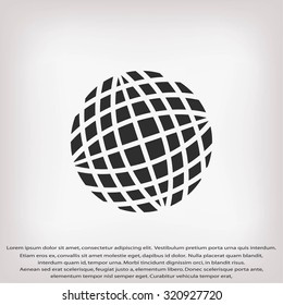 Globe earth icon