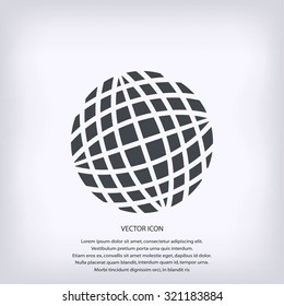 Globe earth icon