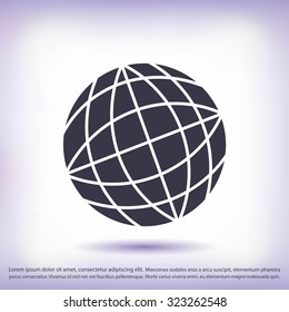  Globe earth icon