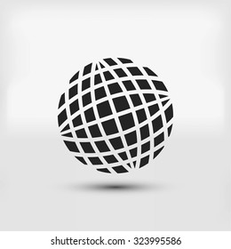 Globe earth icon