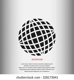 Globe earth icon