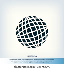 Globe earth icon