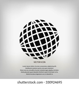 Globe earth icon
