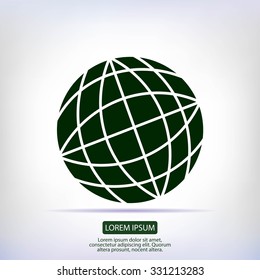  Globe earth icon