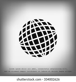 Globe earth icon