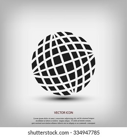 Globe earth icon