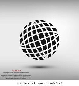 Globe earth icon