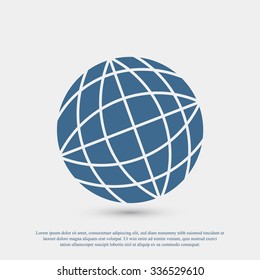  Globe earth icon