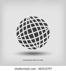 Globe earth icon