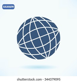  Globe earth icon