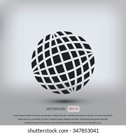 Globe earth icon