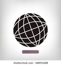  Globe earth icon