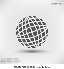 Globe earth icon
